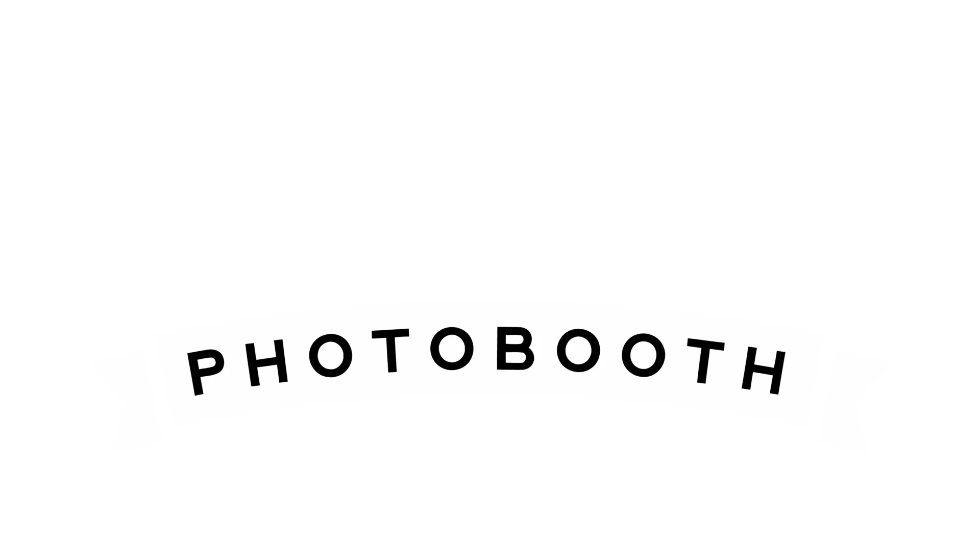 Photo Mania Booth logo in White